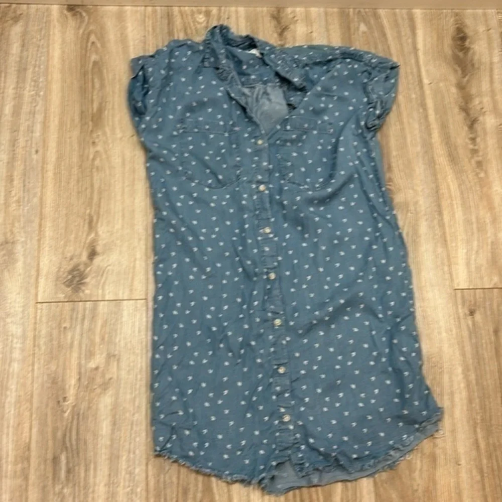 Thread Supply jean shirt dress size Medium
